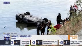 Il plonge pour sauver un conducteur et sa passagère tombés dans la Seine