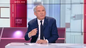 François Bayrou sur la plateau de BFM Politique 