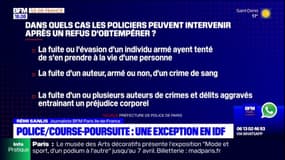 Île-de-France: une note sur une procédure simplifiée concernant les courses-poursuites après un refus d'obtempérer