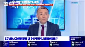 Départementales: pour le candidat LR, le Val-de-Marne n'a pas aidé les acteurs de l'économie 