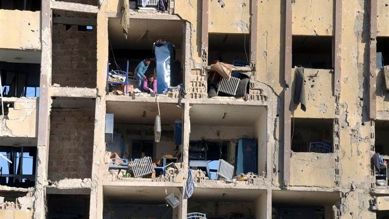 Deux explosions ont secoué mardi l'université d'Alep, la deuxième ville de Syrie, faisant au moins 52 morts et des dizaines de blessés, selon l'Observatoire syrien des droits de l'homme (OSDH), proche de l'opposition, qui cite des sources médicales. /Phot