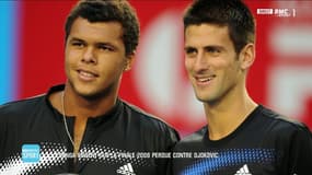 Tsonga se remémore sa finale perdue contre Djokovic à l'Open d'Australie en 2008
