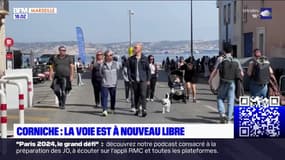 Marseille: la corniche Kennedy de nouveau piétonisée