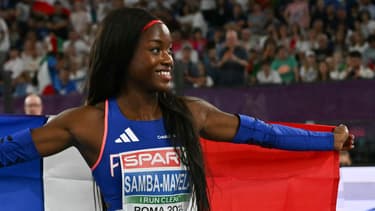 La Française Cyréna Samba-Mayela en or sur 100m haies aux Europe d'athlétisme, 8 juin 2024