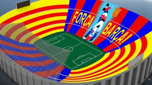 Le Barça a prévu un tifo "local" pour accueillir le Real.