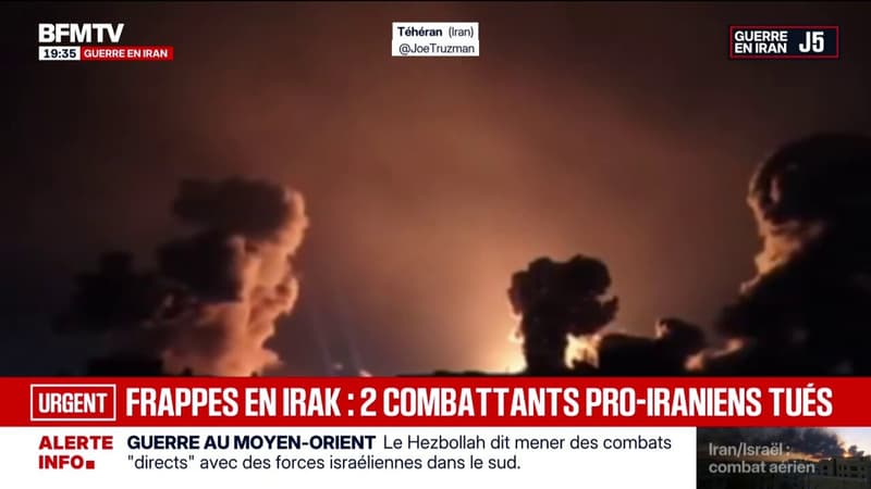 Guerre au Moyen-Orient: deux combattants pro-iraniens dans une frappe en Irak