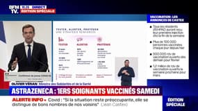 Olivier Véran: "Depuis le 10 janvier, toute personne positive peut bénéficier d'un arrêt de travail"