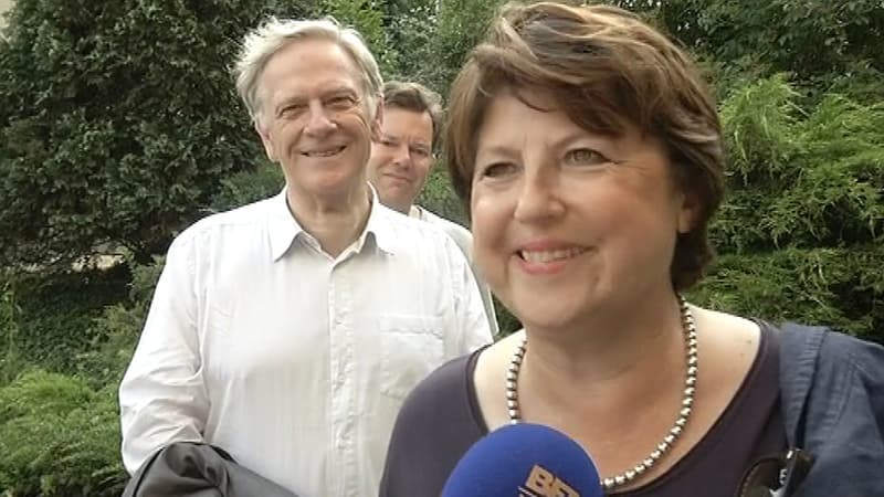 Martine Aubry au congrès du Parti socialiste, le 5 juin.