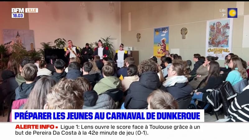 Carnaval de Dunkerque: des opérations de prévention auprès des jeunes collégiens