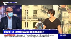 Pour le Dr Marty, l'abaissement de la durée de l'isolement pour les cas contacts "aurait une certaine logique"