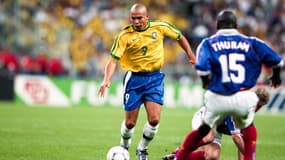 Ronaldo lors de France-Brésil en finale de la Coupe du monde 1998