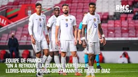Equipe de France : "On a retrouvé la colonne vertébrale" se réjouit Diaz