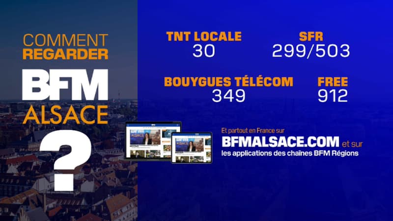 Comment regarder BFM Alsace.