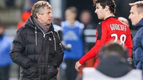 Christian et Yoann Gourcuff à Rennes en 2017