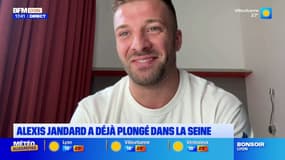Lyon: le plongeur Alexis Jandard se remémore son plongeon dans la Seine