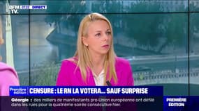 "On ne peut pas aller plus bas": Edwige Diaz affirme que le RN censura Michel Barnier si le gouvernement ne respecte pas quatre lignes rouges sur le budget