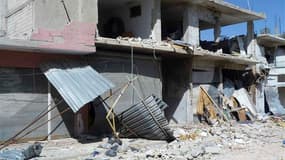 Immeubles détruits à Al Kassir, près de Homs. Tous les efforts doivent être mis en oeuvre pour s'assurer que le gouvernement syrien et l'opposition respectent la date butoir de jeudi fixée pour l'arrêt des violences qui ont fait des milliers de morts en S