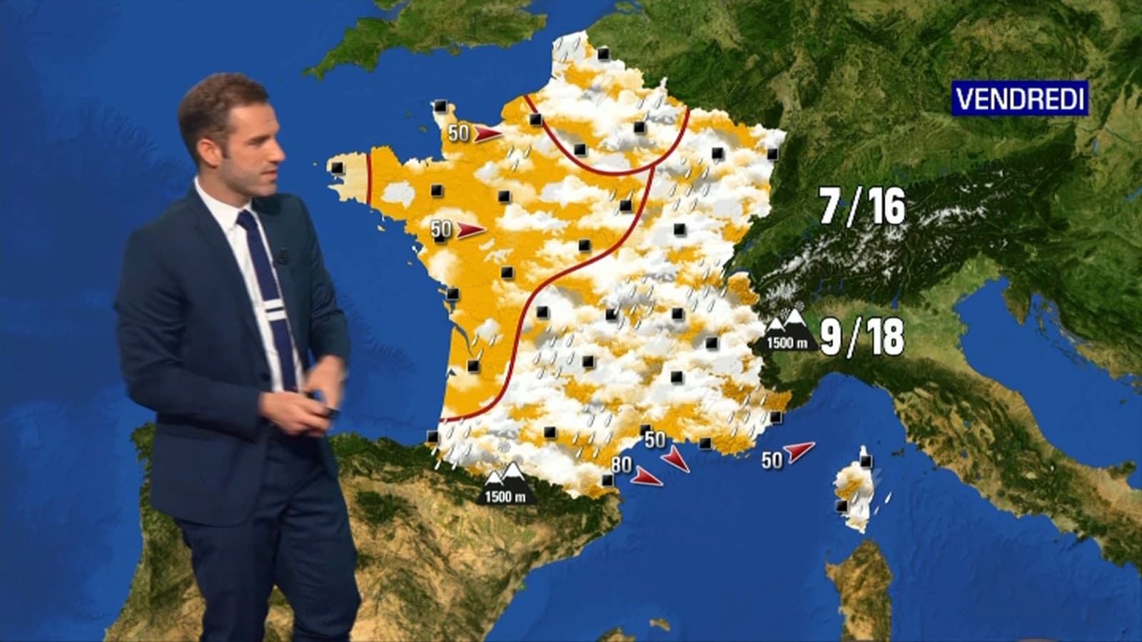 Les prévisions météo pour la journée du vendredi 14 mai 2021 avec Marc Hay. Les prévisions météo pour la journée du vendredi 14 mai 2021 avec Marc Hay.