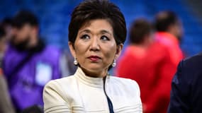 La patronne d'OL Lyonnes Michele Kang le 16 mai 2025 à Lyon