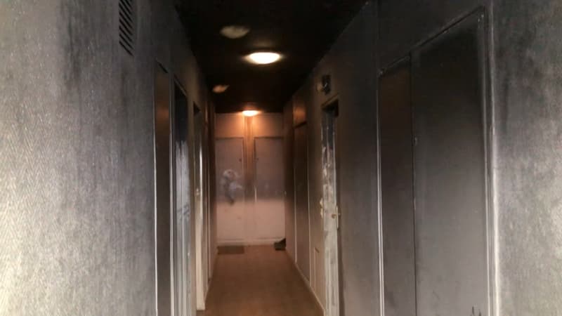 Un incendie dans un immeuble de Grigny