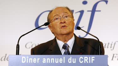 Roger Cukierman lors d'un précédent dîner du Crif, en 2007.