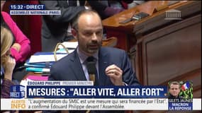 Pour Edouard Philippe, les annonces d'Emmanuel Macron "ne viennent pas atténuer l'ambition réformatrice du président"