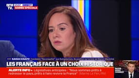 Sarah Knafo: "Il va falloir un jour accepter une coalition des droites"