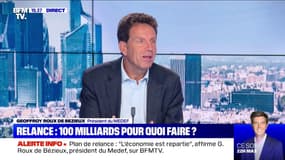 Geoffroy Roux de Bézieux (Medef): "Je ne crois pas qu'un pays comme la France puisse se spécialiser"