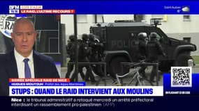 Nice: Hugues Moutouh revient sur l'action du Raid ce jeudi aux Moulins, dans laquelle deux personnes ont été interpellées