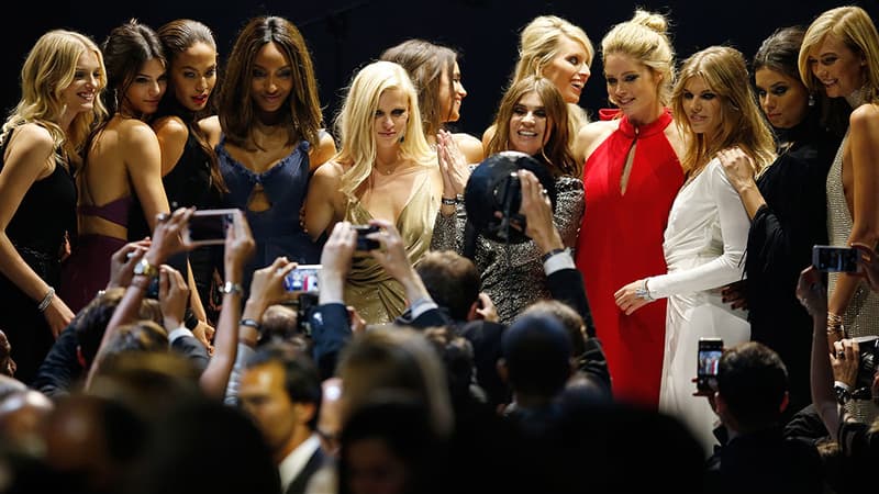 Les top models présents à la soirée du gala de l'Amfar, à l'hôtel du Cap-Eden-Roc à Antibes.