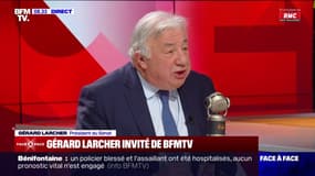 Grève SNCF: pour Gérard Larcher, "il faut prendre des dispositifs qui fassent que cet usage de la grève ne soit pas une prise d'otage" 