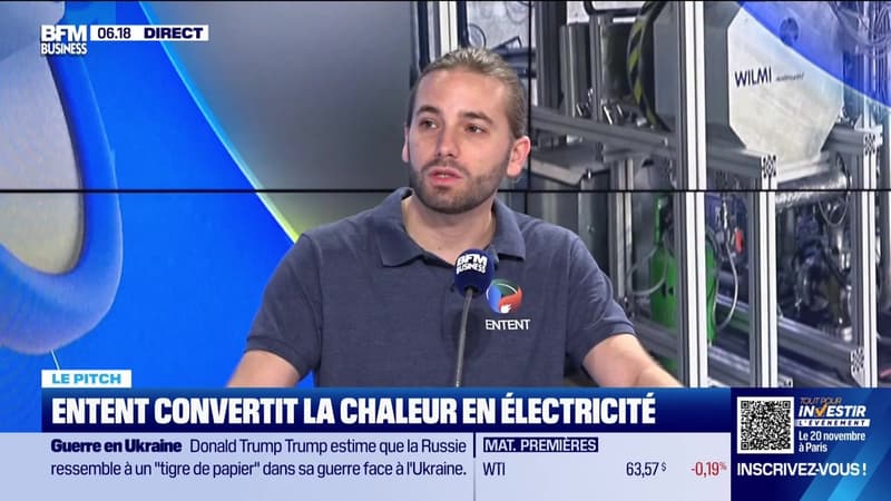 Le Pitch : Entent convertit la chaleur en électricité - 24/09