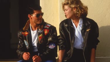 Tom Cruise et Kelly McGillis dans "Top Gun" (1986)