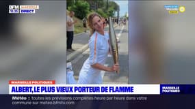 Aix-en-Provence: Virginie Dedieu a porté la flamme olympique pour la deuxième fois