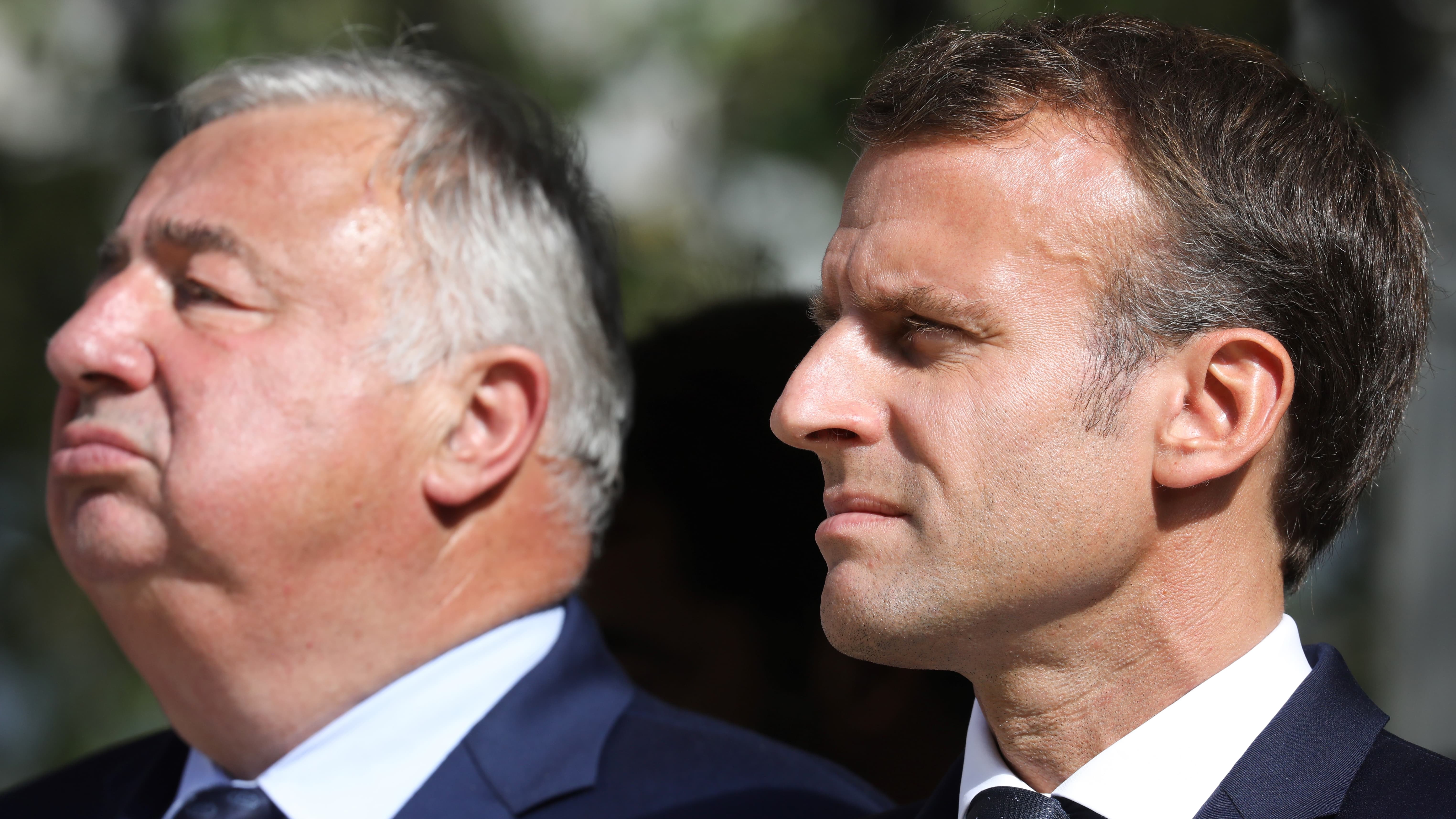 VOTE DE CONFIANCE: EMMANUEL MACRON REÇOIT GÉRARD LARCHER À L'ÉLYSÉE DANS LE CADRE "DE LA SUITE DE SES CONSULTATIONS"