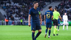Benjamin Pavard lors de France-Écosse, à Lille le 17 octobre 2023