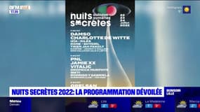 Nuits secrètes 2022: la programmation dévoilée