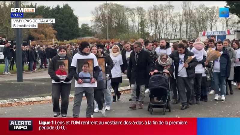 Vimy: plus de 400 personnes ont rendu hommage à la famille tuée dans un accident sur l'A26