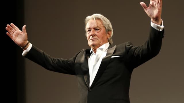 Alain Delon, récompensé par une Palme d'or d'honneur à Cannes en 2019.