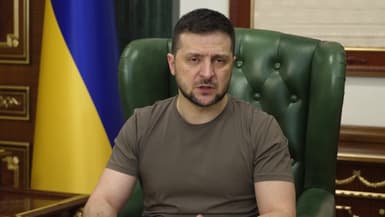 Volodymyr Zelensky, le dimanche 20 mars 2022.