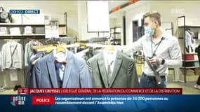 Les commerçants ont pu rouvrir ce mercredi, une journée "encourageante"