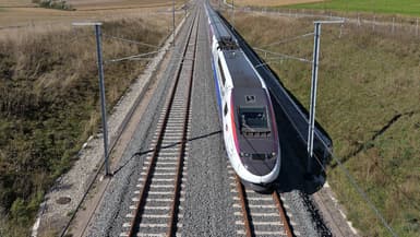 Un TGV de la SNCF.