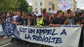 La marche pour Adama Traoré à Beaumont-sur-Oise, le 20 juillet 2019.