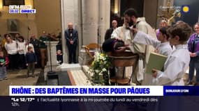 Rhône: des baptêmes en masse pour le week-end de Pâques