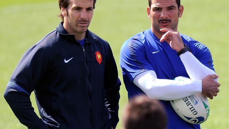 Gonzalo Quesada et Marc Lièvremont, du temps de leur collaboration, ici en 2011.