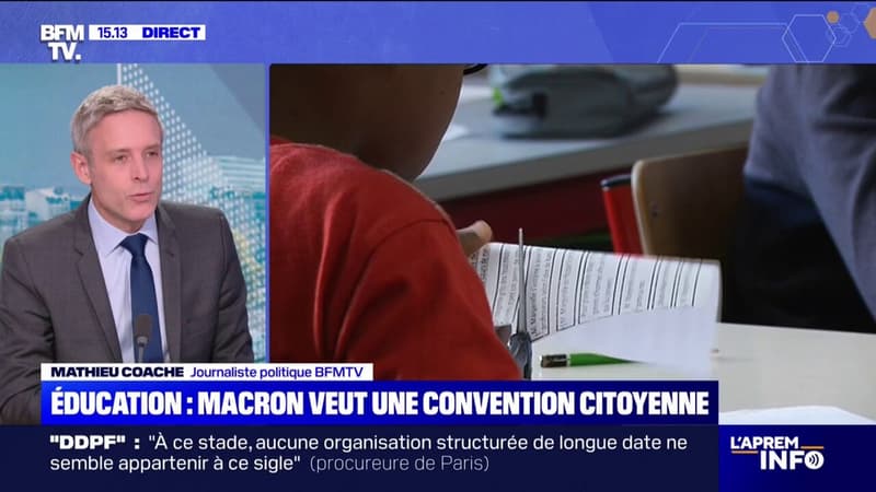 Éducation: Emmanuel Macron veut lancer une convention citoyenne sur 