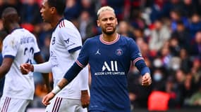 Neymar avec le PSG contre Bordeaux en L1, le 13 mars 2022