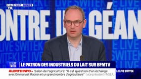 Prix du lait: "On a pris notre responsabilité" estime François-Xavier 