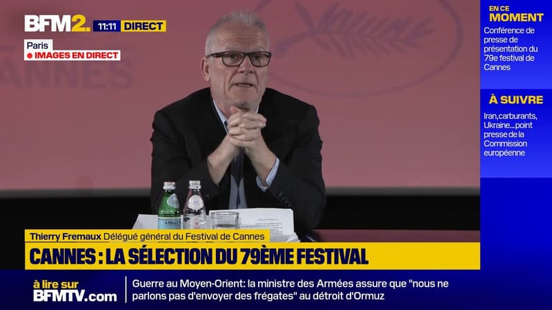 Festival de Cannes: "2.541 longs-métrages ont été soumis à la sélection, c'est 1.000 de plus qu'il y a seulement 10 ans", annonce Thierry Frémaux, son délégué général #BFM2