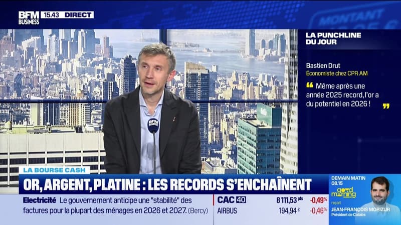 La bourse cash : « Même après un 2025 record, l'or a du potentiel en 2026 » - 22/12